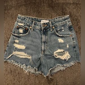 ZARA. High waisted shorts